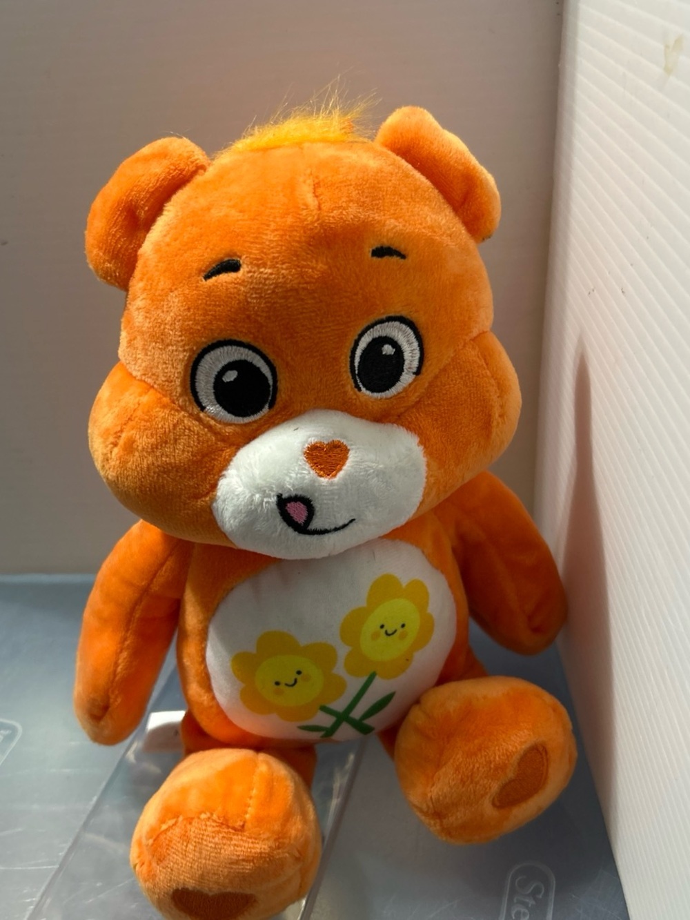 Care Bears Orange Plush with Smiling Flower Belly